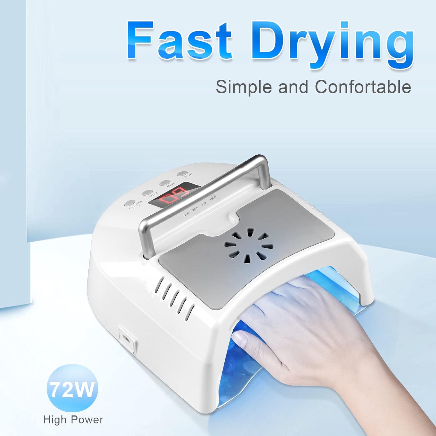 IMENE 72W Cordless UV Nail Lamp: Your Ultimate Nail Art Companion!