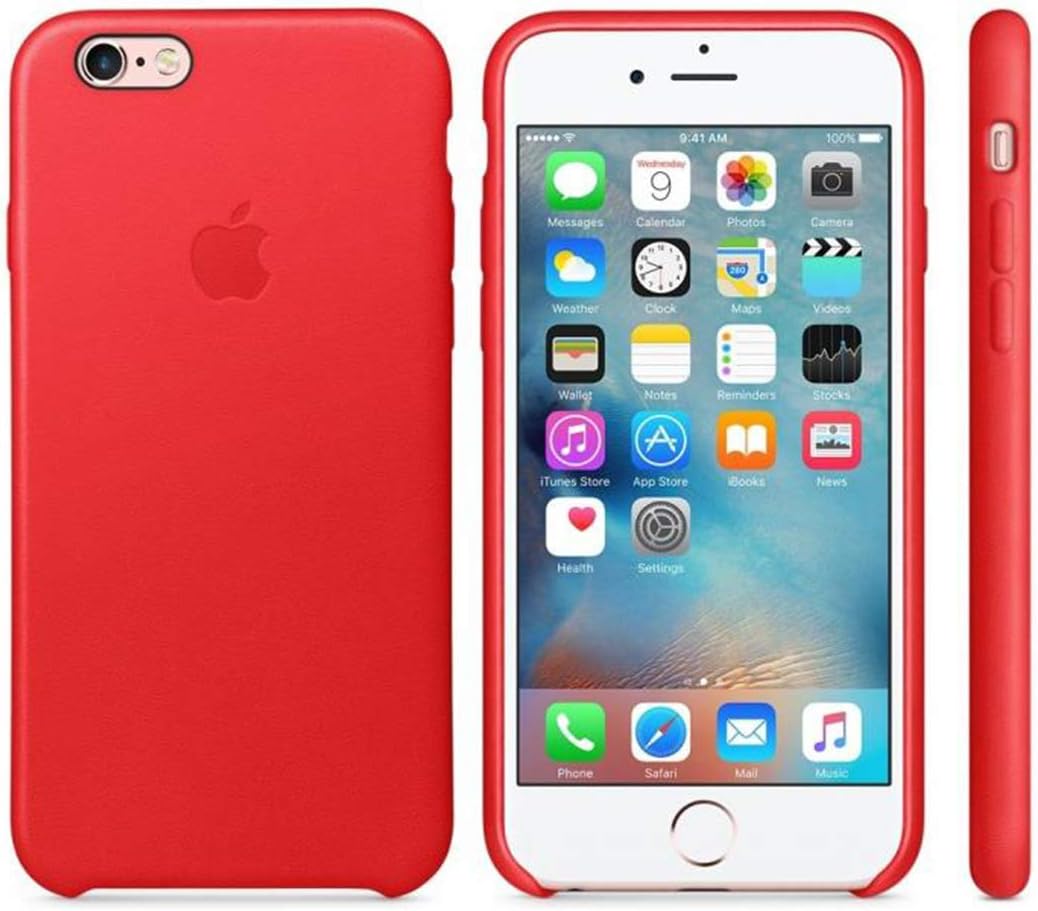 Apple Leather Case (for iPhone 6s) - (Product) RED