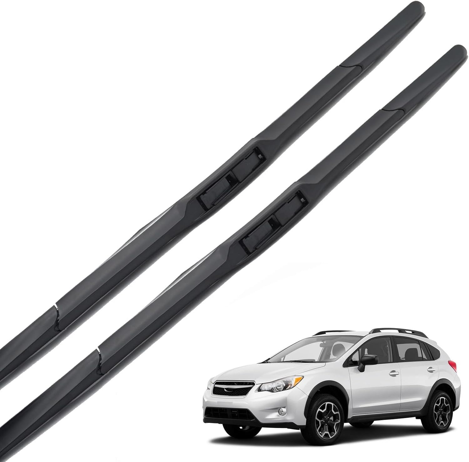 ZhangXD Front Windscreen Wipers For Subaru XV Crosstrek 2012-2016, Windshield Window Brush Front Wiper Blades All-Weather Replacement Set Easy Installation