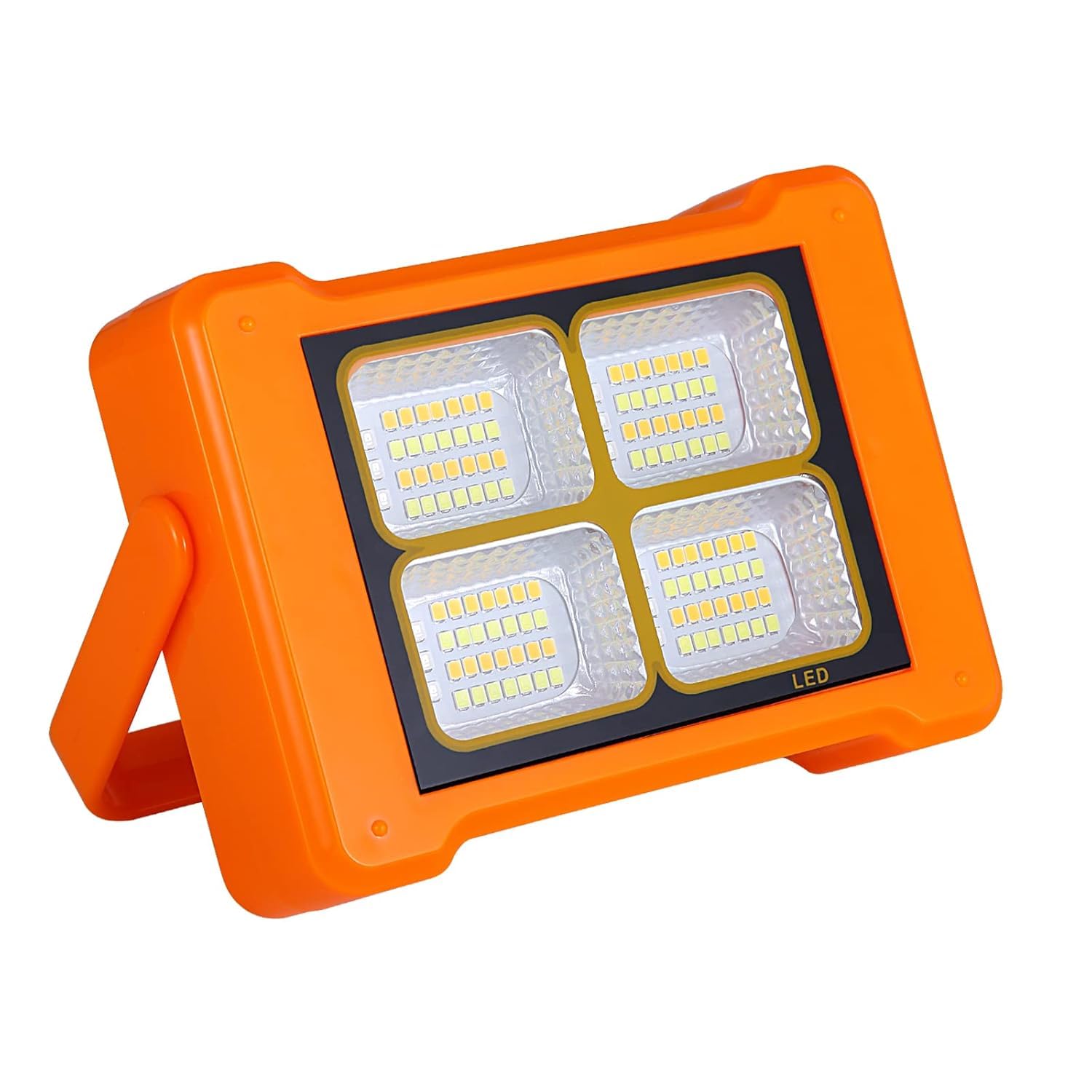 LED Rechargeable Work Light, 4800mAh Portable Flood Light with Hanging Hook 180° Rotation Stand, 5 Lighting Modes for Camping, Car Repairing, Emergency and Job Site Lighting-image-41