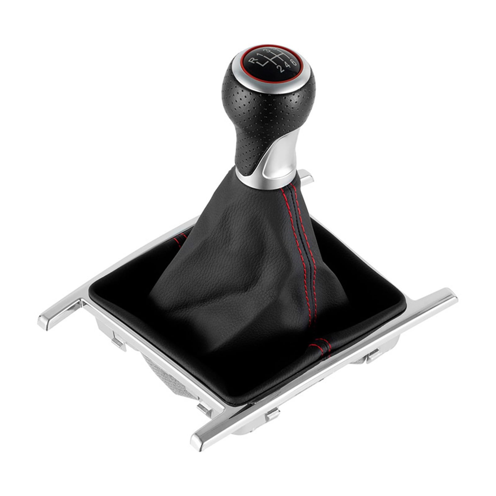 KUNYOS for VW Amarok 2010-2020 2022 Gear Shifter Knob Style Black/Red