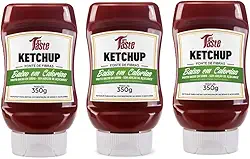 Kit com 3 Ketchup Mrs Taste Zero Calorias 350g
