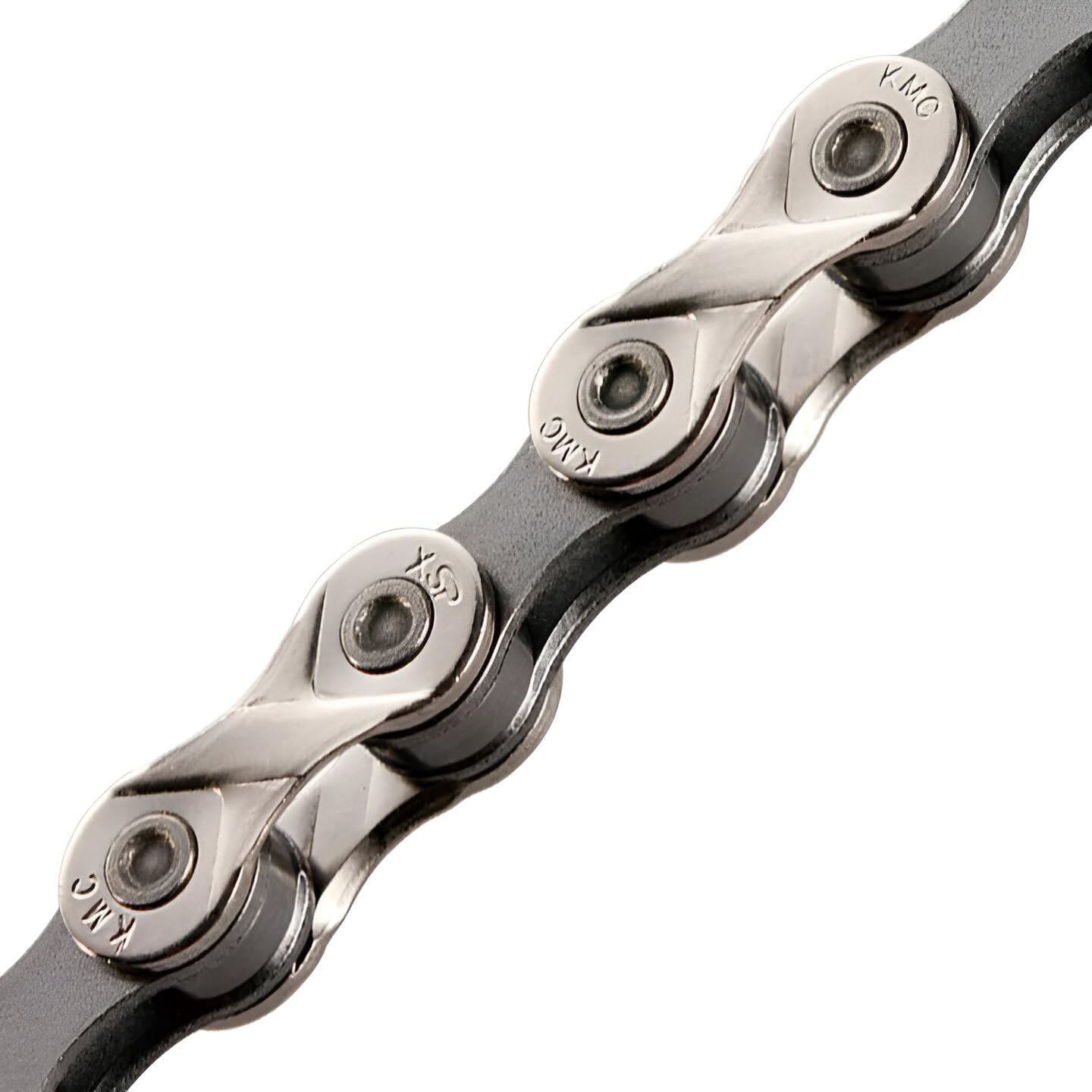 KMC X8 8-Speed Bike Chain - Silver/Grey 116 Links, Smooth Shifting & Durable for Precision Cycling
