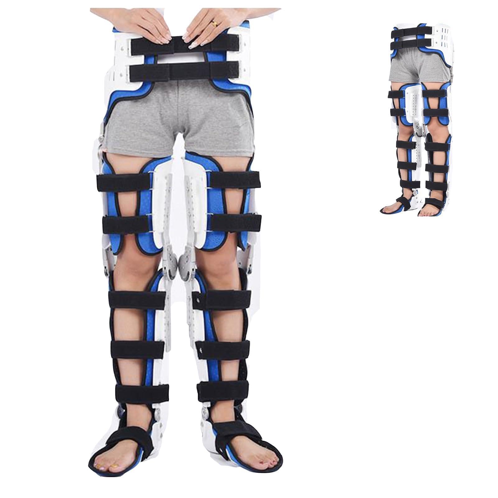 Orteza Stawu Biodrowego, Kolanowego I Skokowego, Sprzęt Do Rehabilitacji Po Złamaniu Biodra, Stały Stabilizator, Złamanie Kości Udowej, Niestabilność Stawu Biodrowego, S,White-(L)