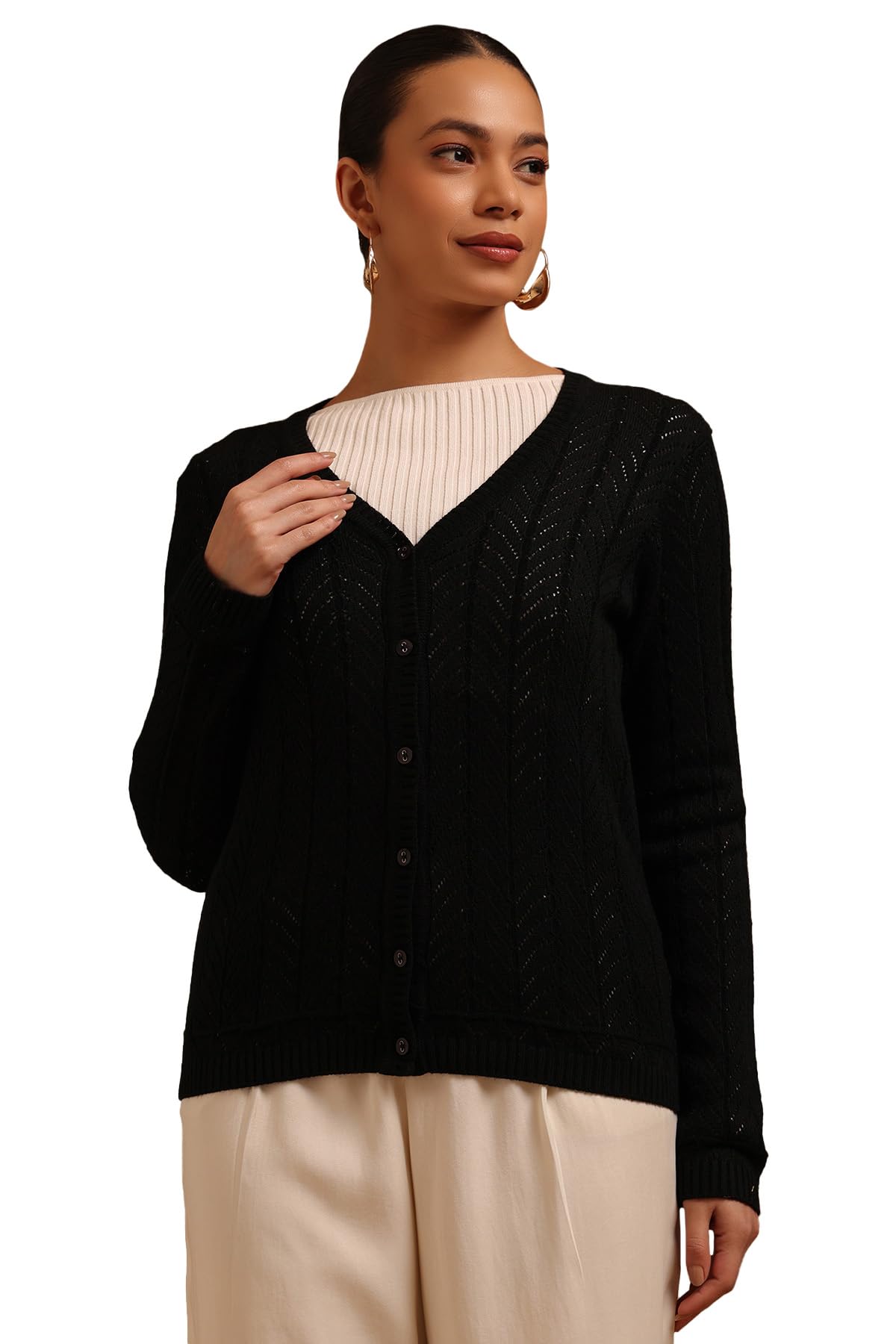soch Womens Acrylic Knitted Cardigan-picture-21