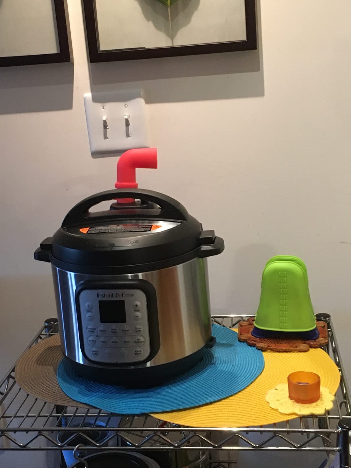 Instant Pot Duo Crisp air fryer basket detail