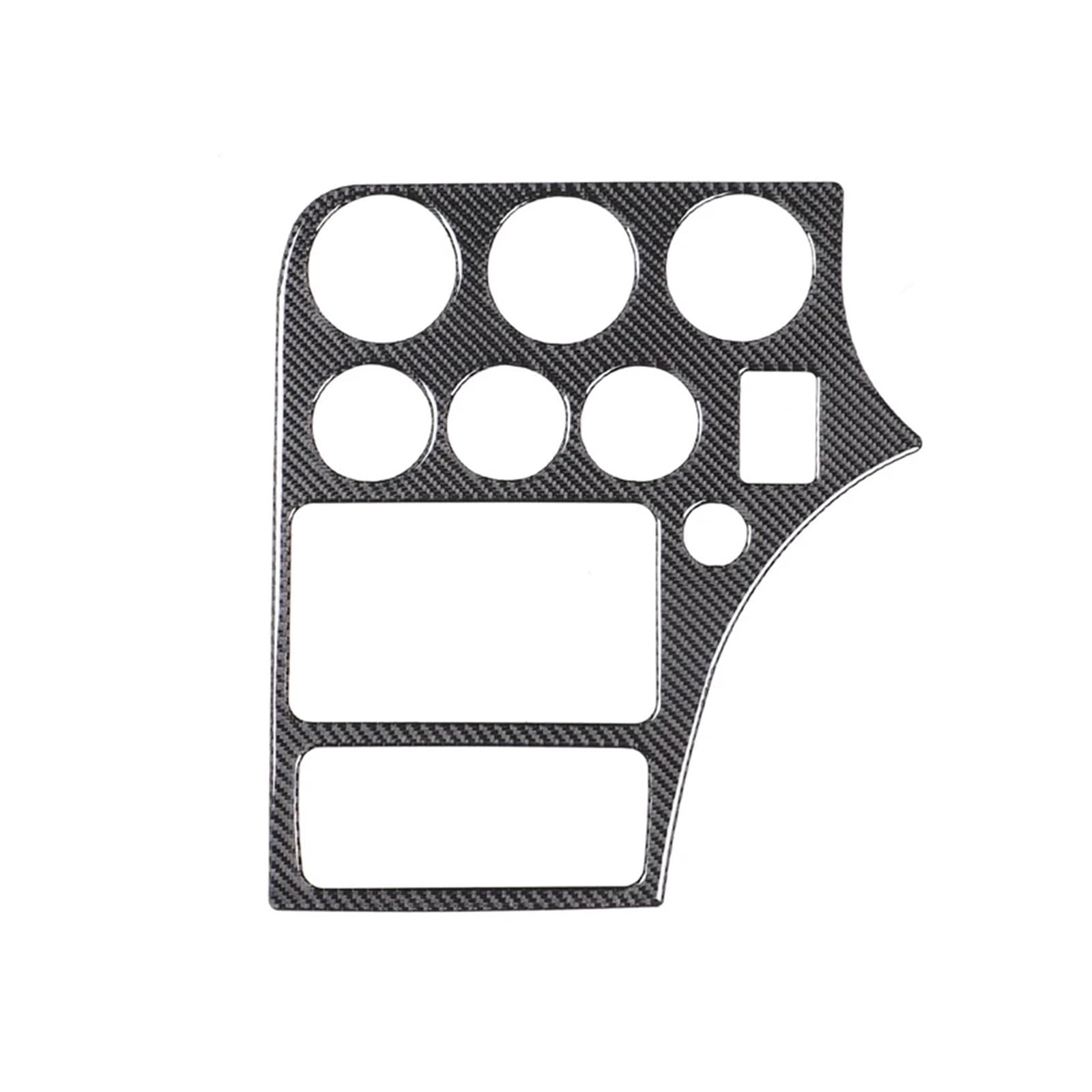 VNHLOTVJL Car Center Console LHD/RHD CD Radio Panel Sticker Interior Accessories Compatible for Alfa Romeo 159 2004-2011 Soft Carbon Fiber(RHD)