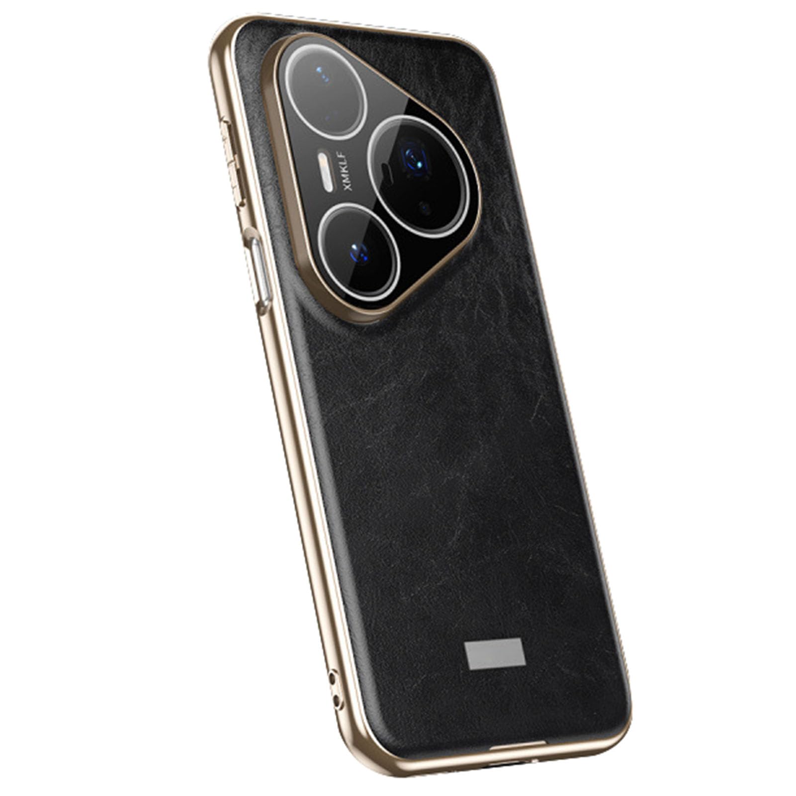 Poszycie etui do Huawei Pura 80 Ultra/80 Pro/80Pro+/80, ochraniacz na aparat elegancki ultracienki łatwy w instalacji skórzany pokrowiec, czarny, 80 Ultra/80 Pro