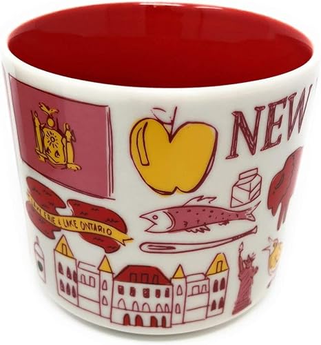 Miniatura 3 de Starbucks Been There Series New York Knickerbocker State - Taza de cerámica, 14 onzas