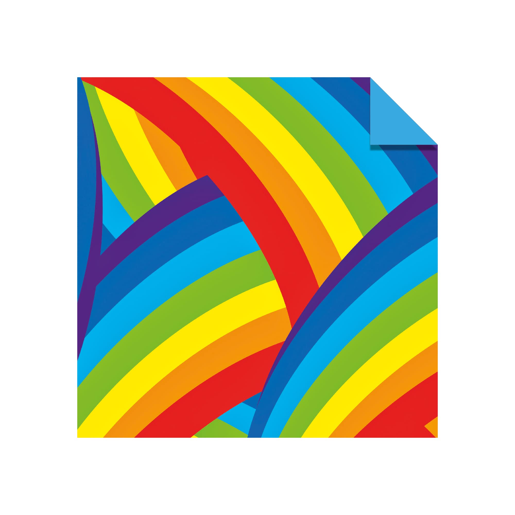 Origami Paper 100 Sheets Rainbow Patterns 6" (15 cm): Tuttle Origami Paper: Double-Sided Origami Sheets Printed with 8 Different Patterns (Instructions for 7 Projects Included) — Amazon image 6