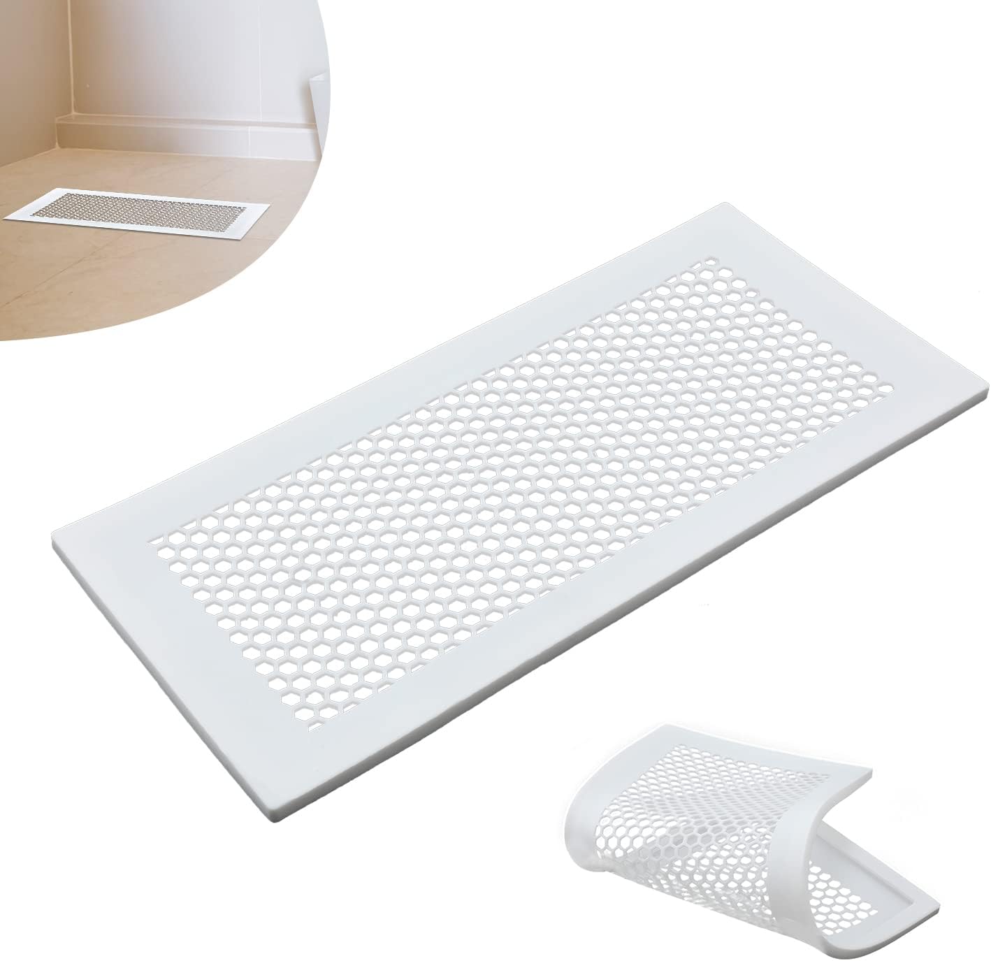 Floor Register Vent Cover, 140×300 Soft Silicone Child Proof Floor Air