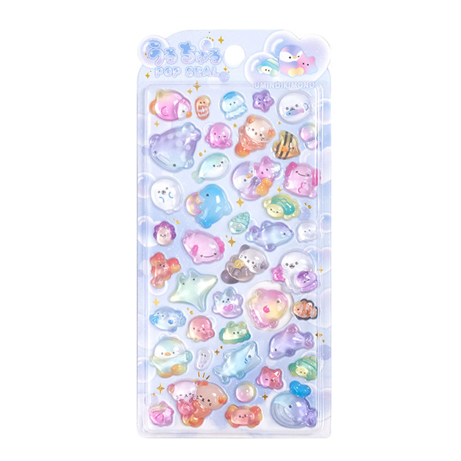 Jebyltd Cartoon Resin Sticker Animal Sticker Kids Motivational Sticker For Scrapbooking Journals Planner Album Phone Case Planner Decoration Sticker