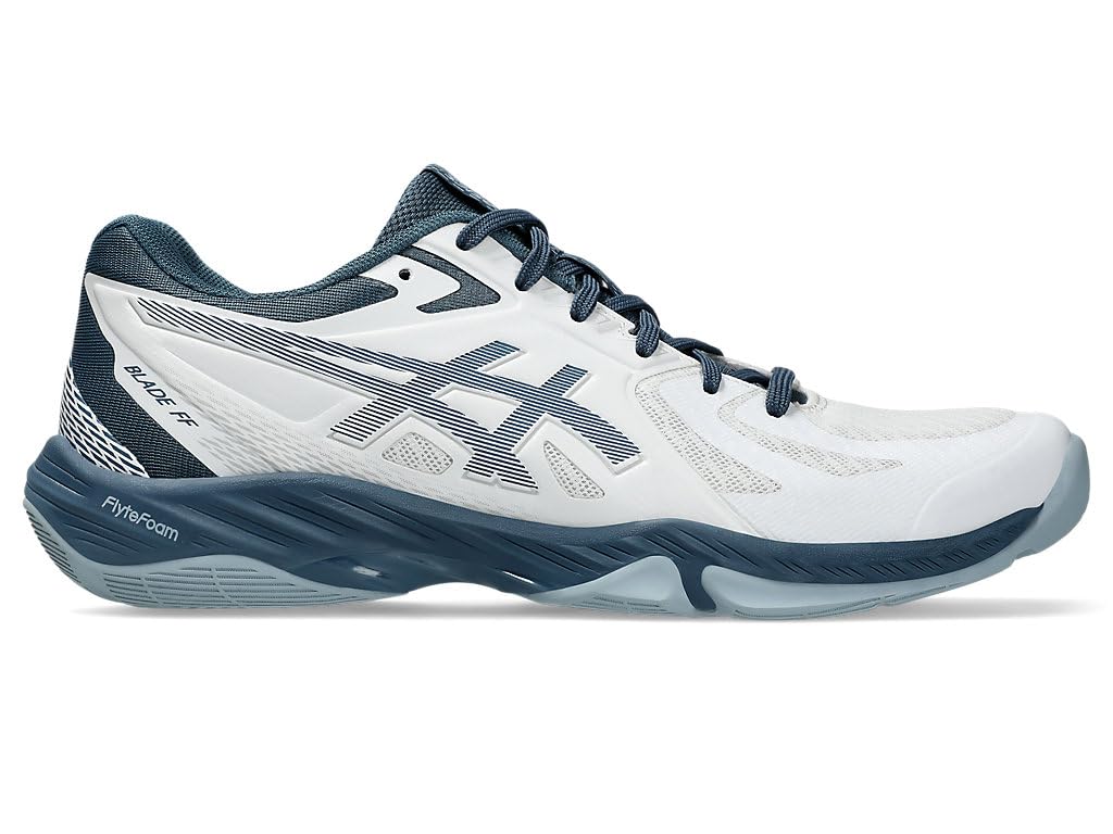 See full amazon price history chart for ASICS Mens Blade FF White/Vintage Indigo Badminton Shoes - 10 UK (1071A093.102) ASICS Mens Blade FF White/Vintage Indigo Badminton Shoes - 10 UK (1071A093.102) (B0D9BNRV7Y) Amazon Price History, Amazon Price Tracker