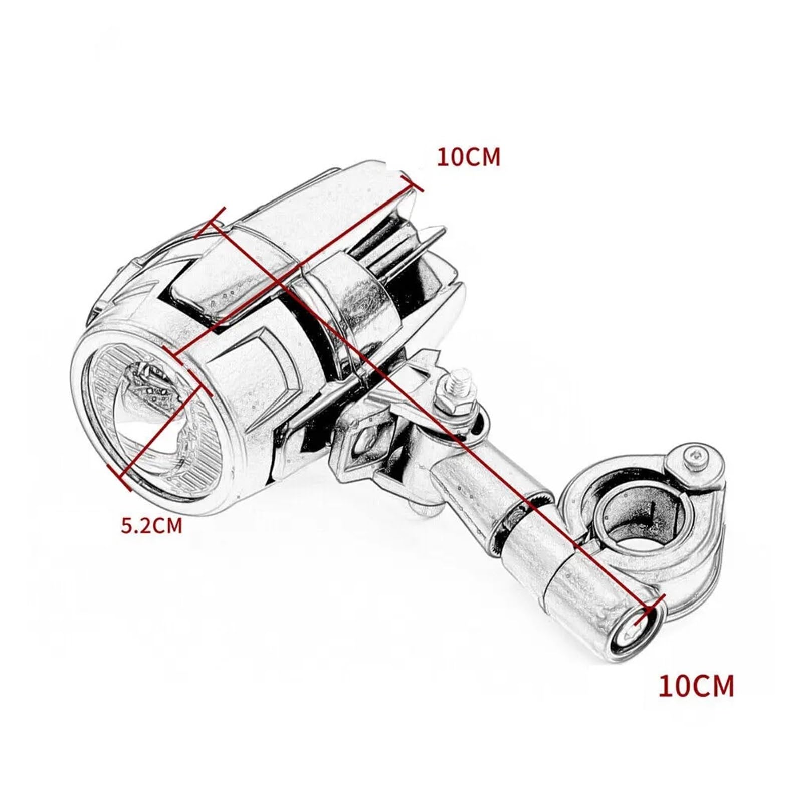 Per CRF 1100 L CRF 1100L CRF1100L fendinebbia faretti