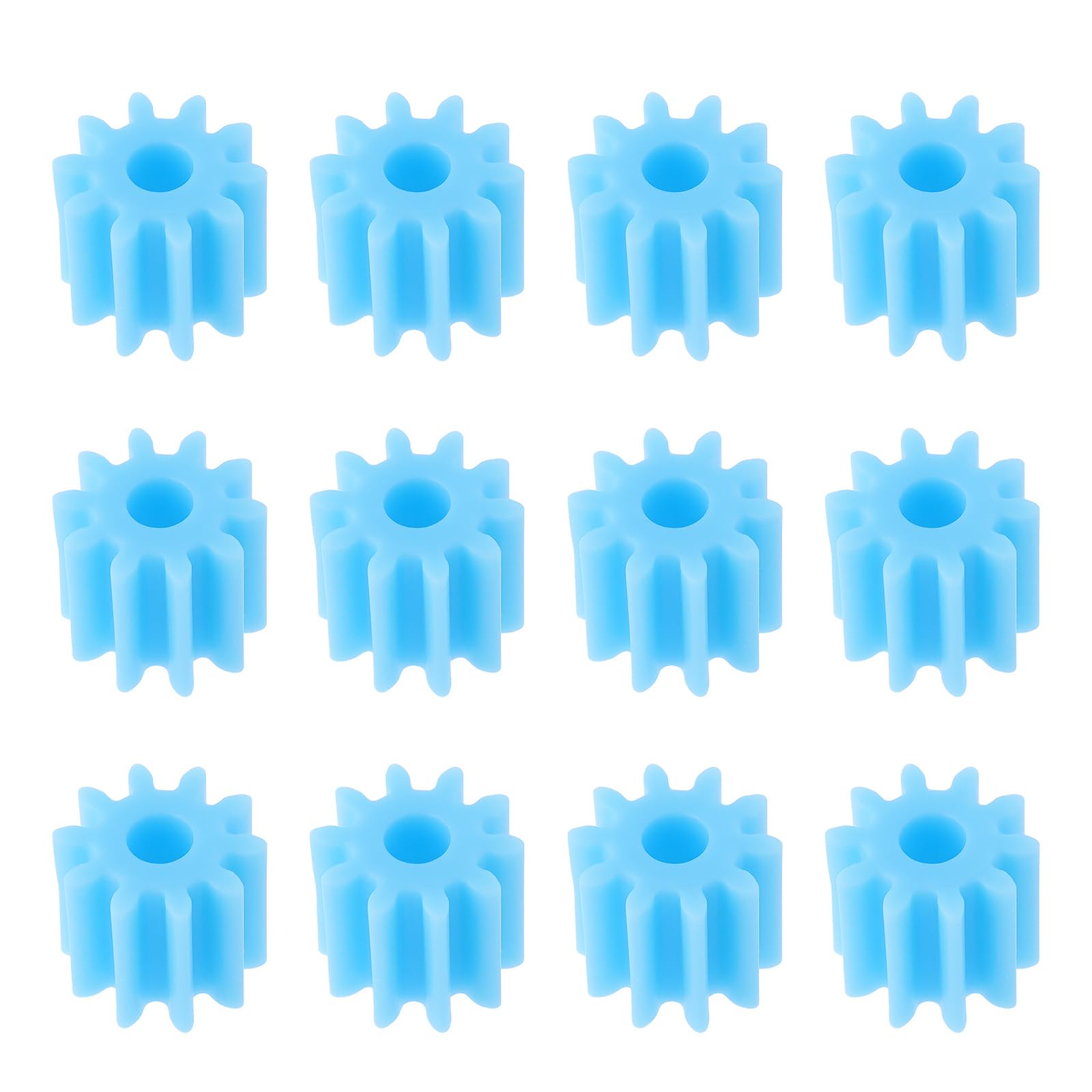 100 Pcs 10 Teeth Plastic Motor Gear 6x4.8mm 102A 0.5 Module for Remote Control Model