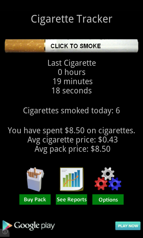 tracker cigarettes Cigarette Tracker