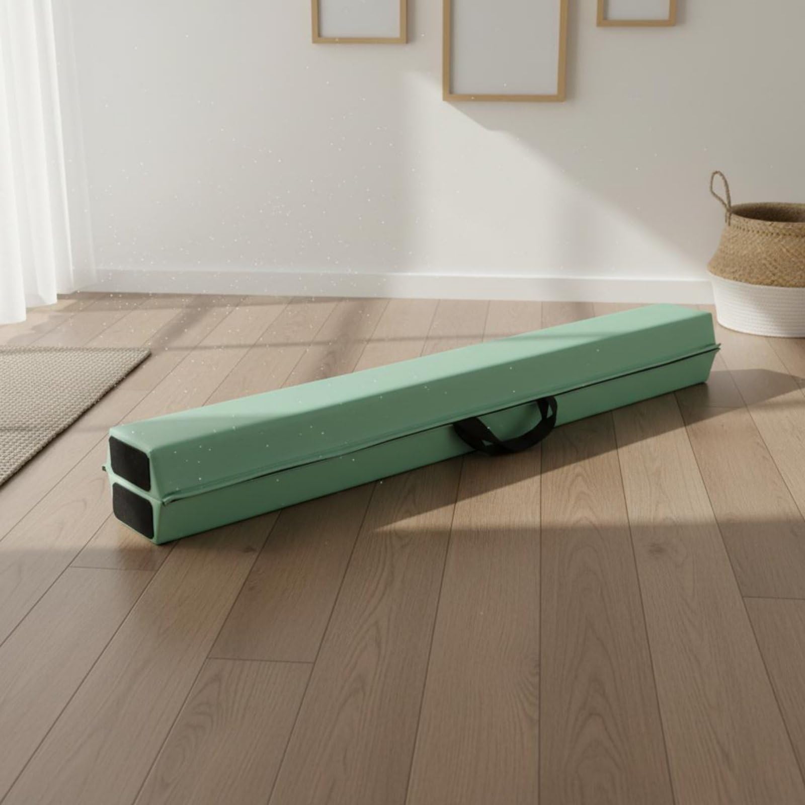 predolo Trave di Equilibrio Pieghevole Antiscivolo Trave da Ginnastica Morbida Assorbimento Degli Urti Attrezzatura Sportiva per Bambini, Principianti