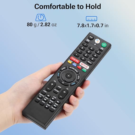 for Sony-TV-Remote-Voice, Replacement for Sony Bravia Remote RMF-TX310U for All OLED LED Smart TVs with Voice Control,