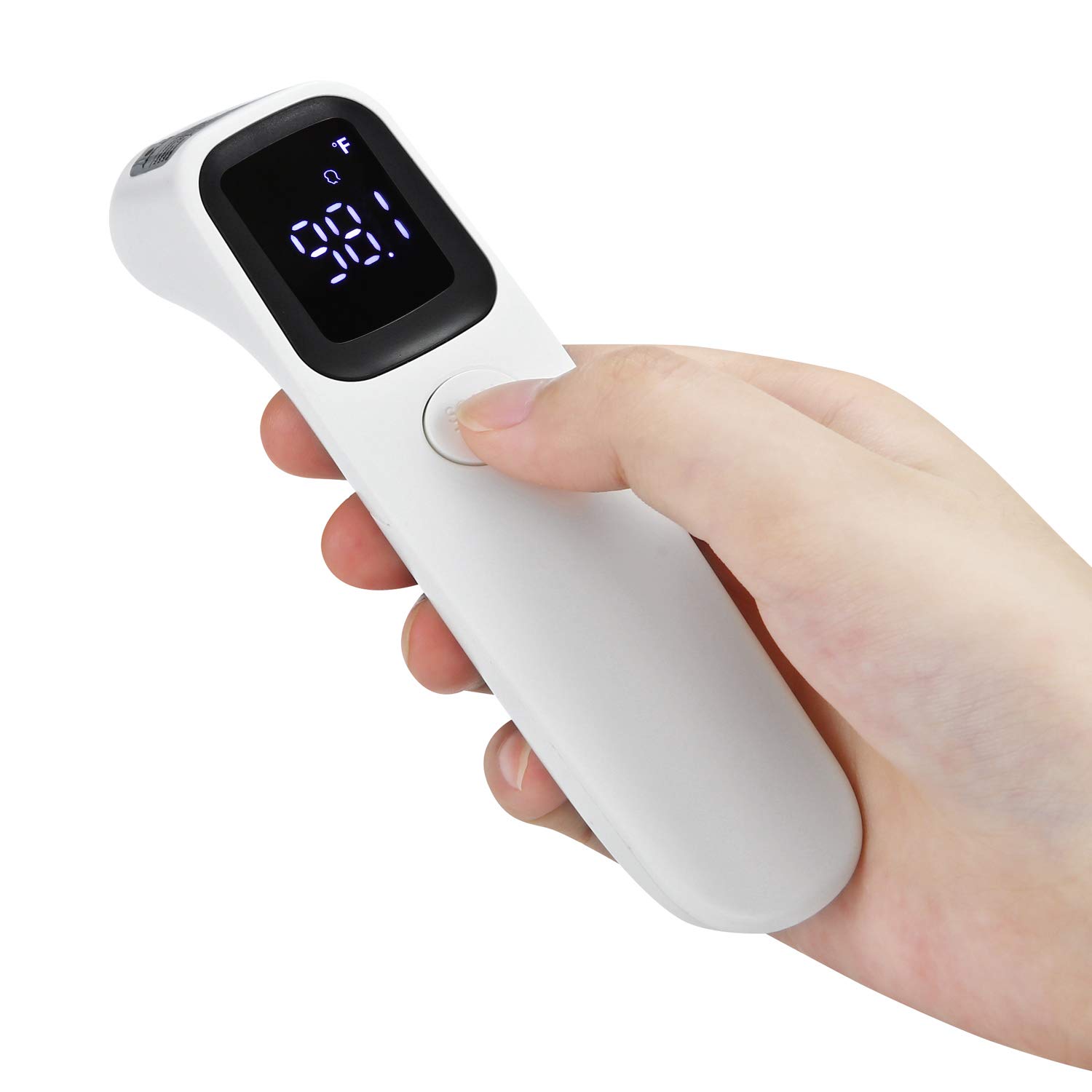 Amplim Forehead Thermometer for Adult and Baby Fever No Touch Non Contact Clinically Proven Hospital and Medical Grade Infrared Digital Thermometers for Adults and Babies. New May 2020