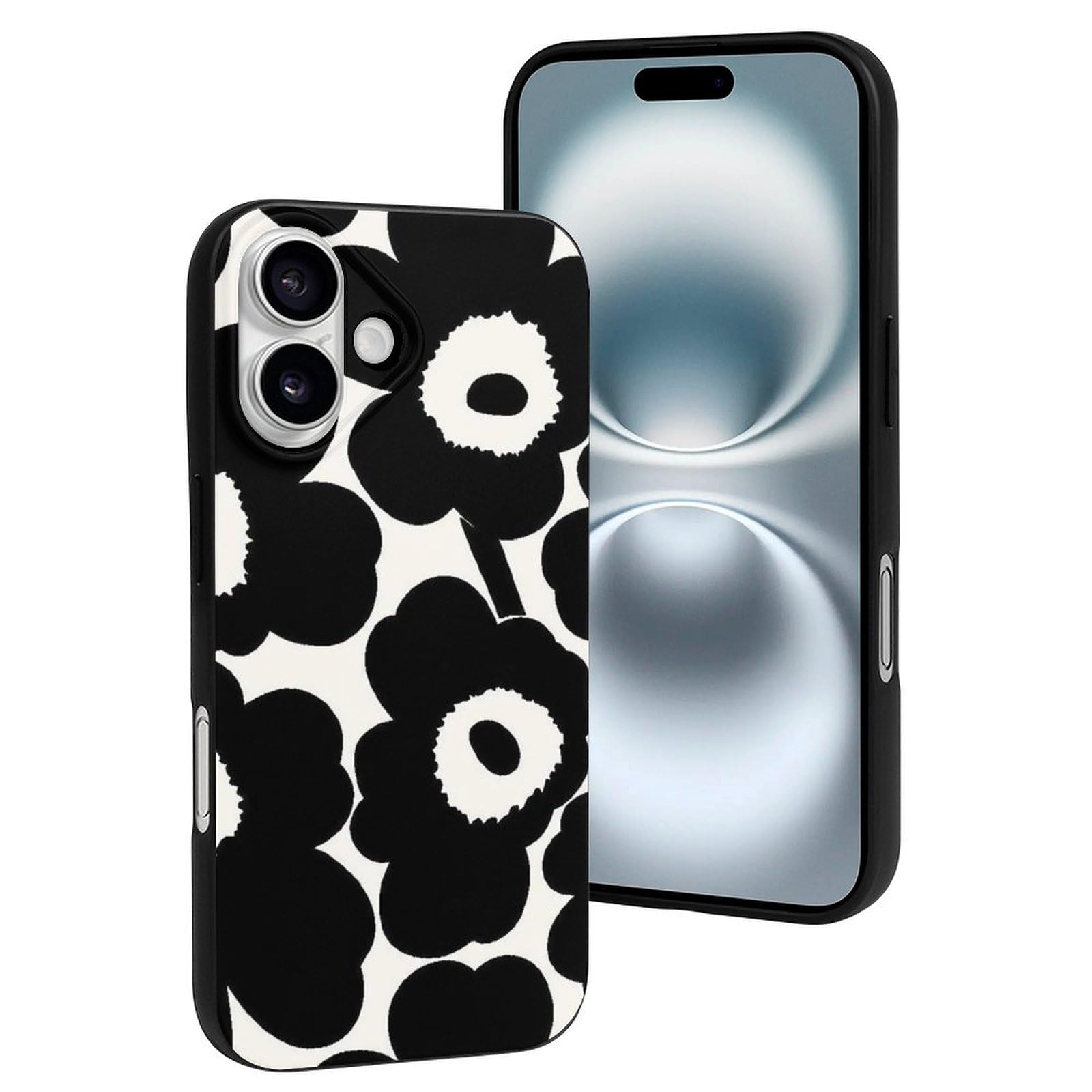Amazon.co.jp: iPhone 16 Case Marimekko Floral Pattern Smartphone