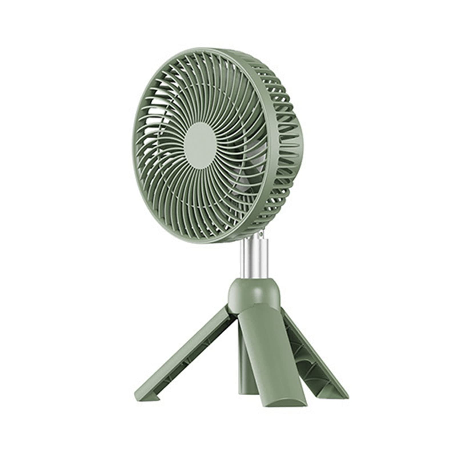 Uqezagpa Super-Silent Camping Fan Tent Rechargeable USB Outdoor Ceiling Portable Table Led Lamp Tripod Stand Desktop Fan Multifunctional USB Outdoor Portable Camping Rechargeable Multifunctional