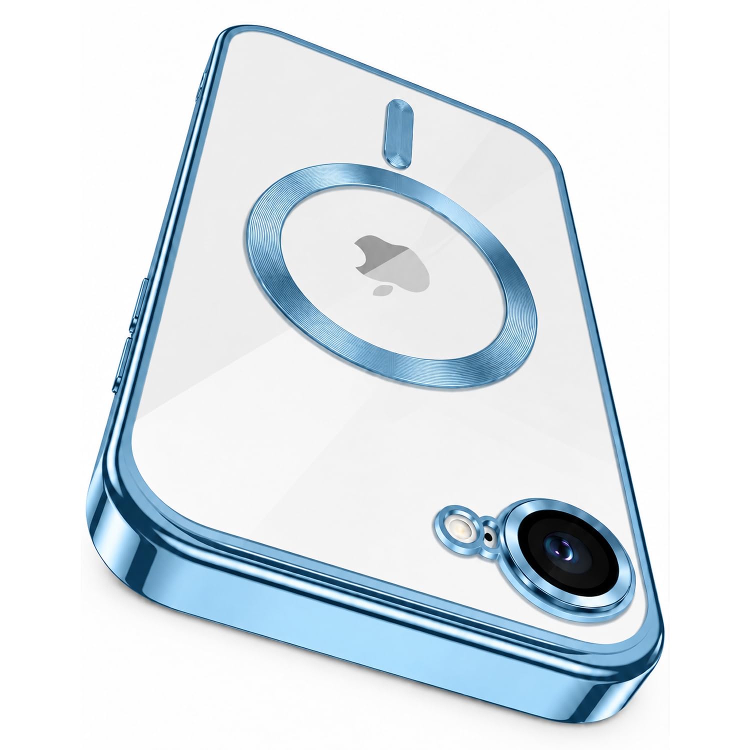 VONZEE Electroplating Transparent Clear Logo Back Cover TPU Compatible with iPhone 17 Pro Max / 18 Pro Max, Compatible with Magsafe, Full Body & Individual Camera Protection |Desert — Amazon image 9