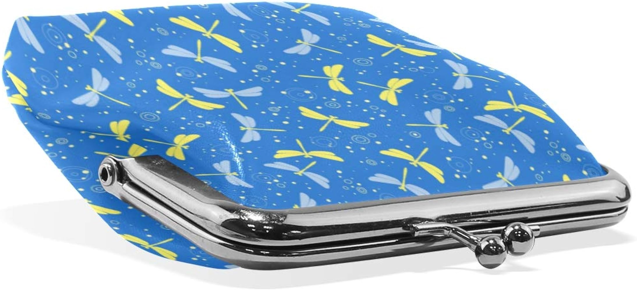 Amazon | 小銭入れ 財布 がま口 レディース ドンキ ブルー