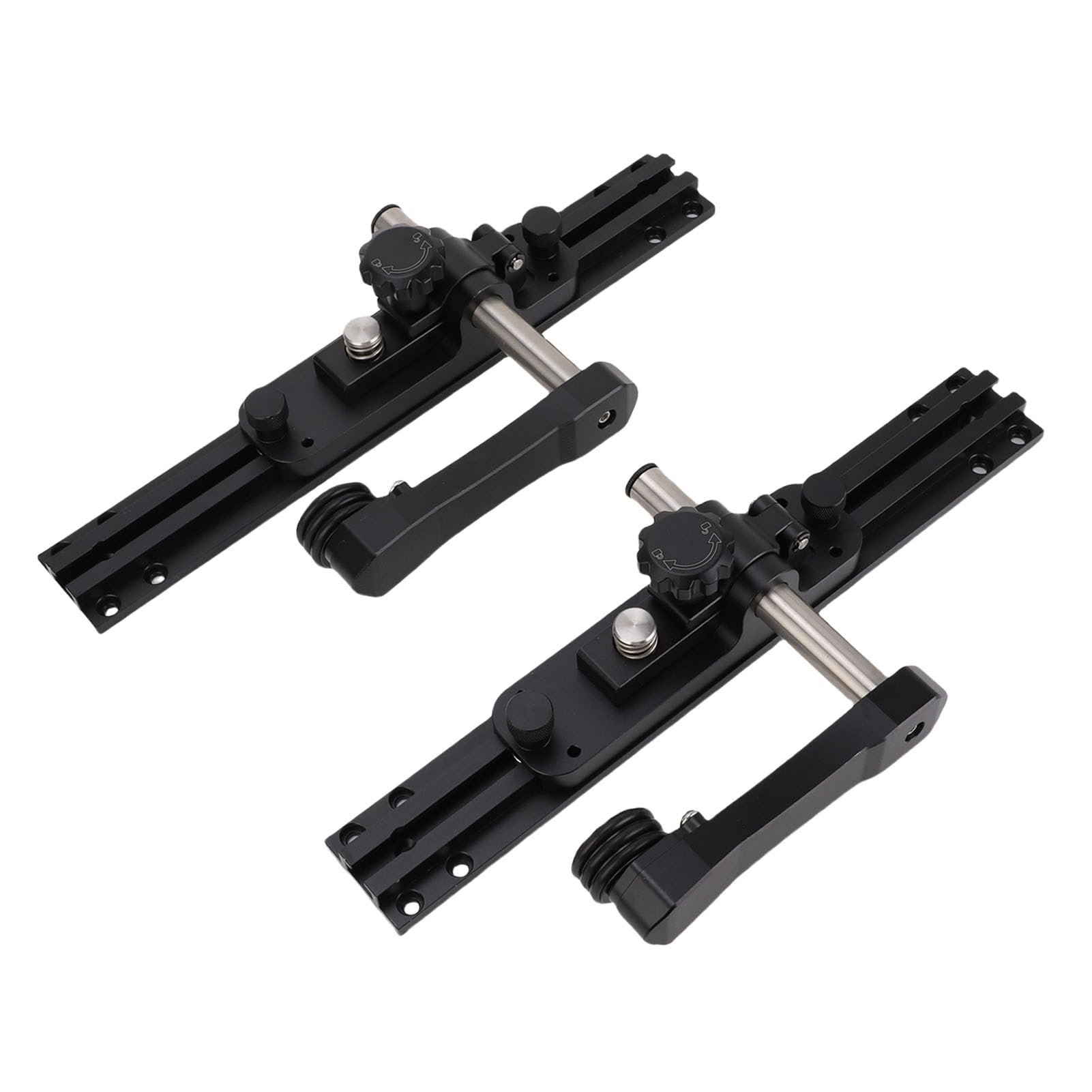 Guía de Empuje para Sierra de Mesa Aleación Aluminio Resistente, Diseño Rodamiento Unidireccional, Uso Flexible para Diferentes Objetos Procesamiento, Ideal Aficionados a la Carpintería