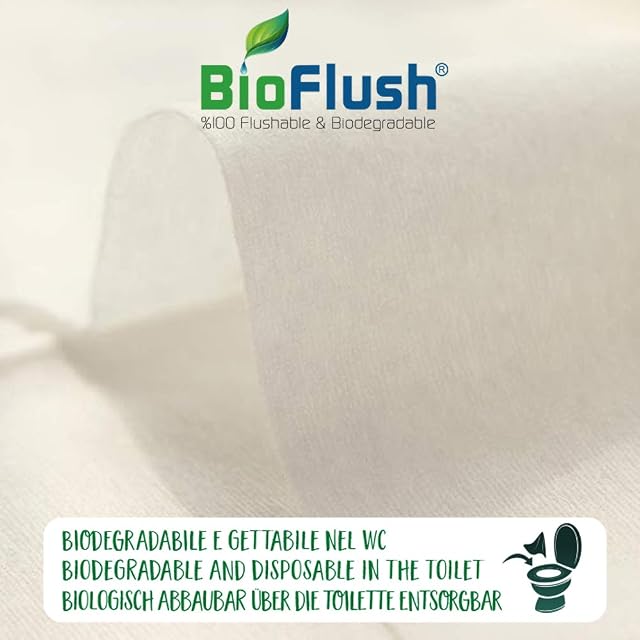 Foto 4 de 8 de Croci Toallitas Húmedas Ecológicas Para Perro Y Gato Con Clorhexidina, Biodegradables, Para Tirar Al Inodoro…