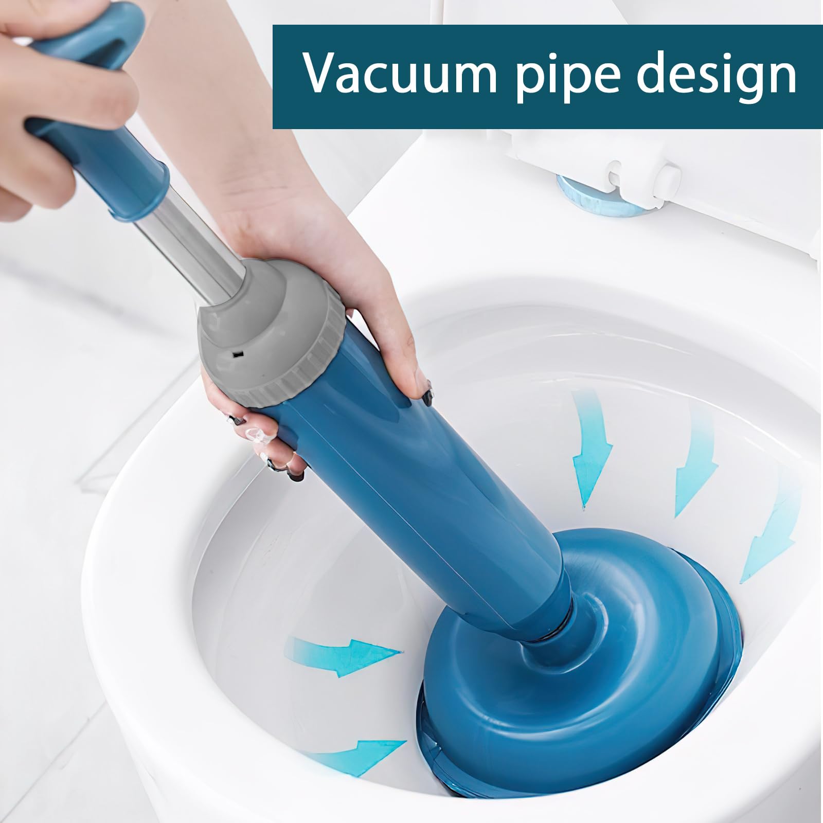 Drague de Toilette Drain Buster Toilettes Plongeur d'air éVier DéBoucheur Forte Performance D'Aspiration pour Outils de DéBlocage de Toilettes