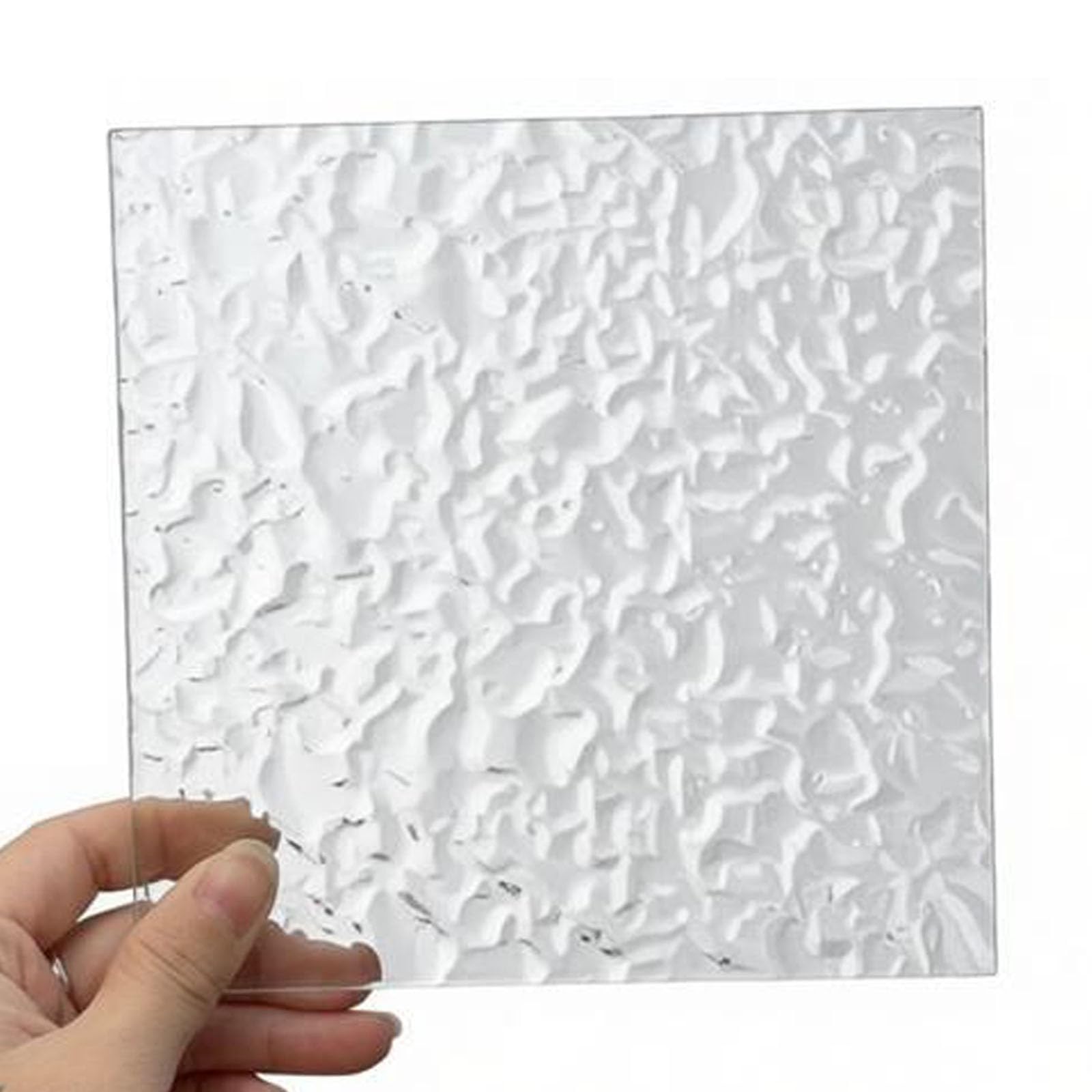 Klares Acrylglas Mit Steintextur, Acrylplatte Mit Wellenmuster 500 × 600 Mm, Stärke 3–15 Mm Geeignet Für Wohnkultur Und Bastelarbeiten,Thickness 10mm