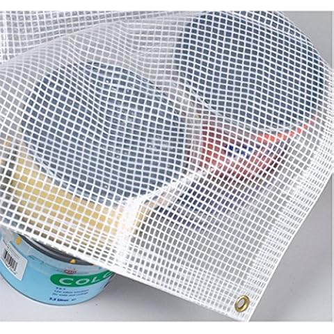 Heavy Duty Tarpaulin 250gsm 5.0m x 2.5m Clear Cover