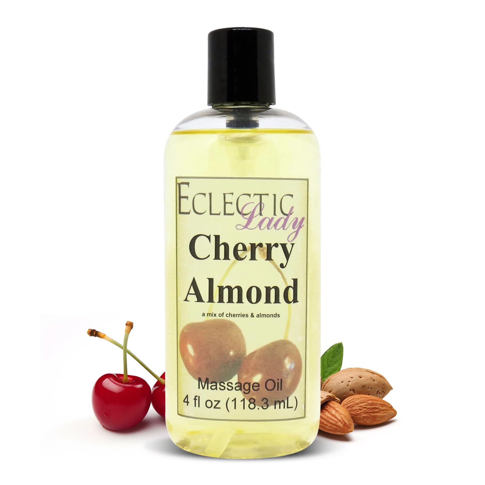 Amazon.com: Cherry Almond Massage Oil, 4 oz, with Sweet Almond Oil