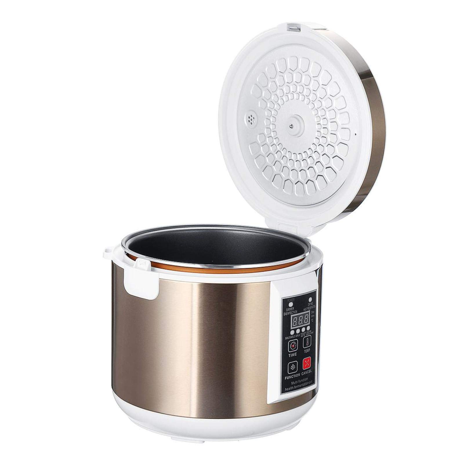 DFEDHF Fermentador de AJO Negro 6L, máquina automática de yogur, Control inteligente, fermentador artesanal, máquina de fermentación inteligente