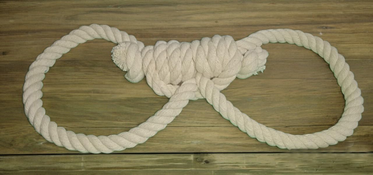 Cotton Rope Handcuffs, Beige, Pack of 2, 100% Cotton, Strong and Durable, for Indoor and Outdoor Use-image-30