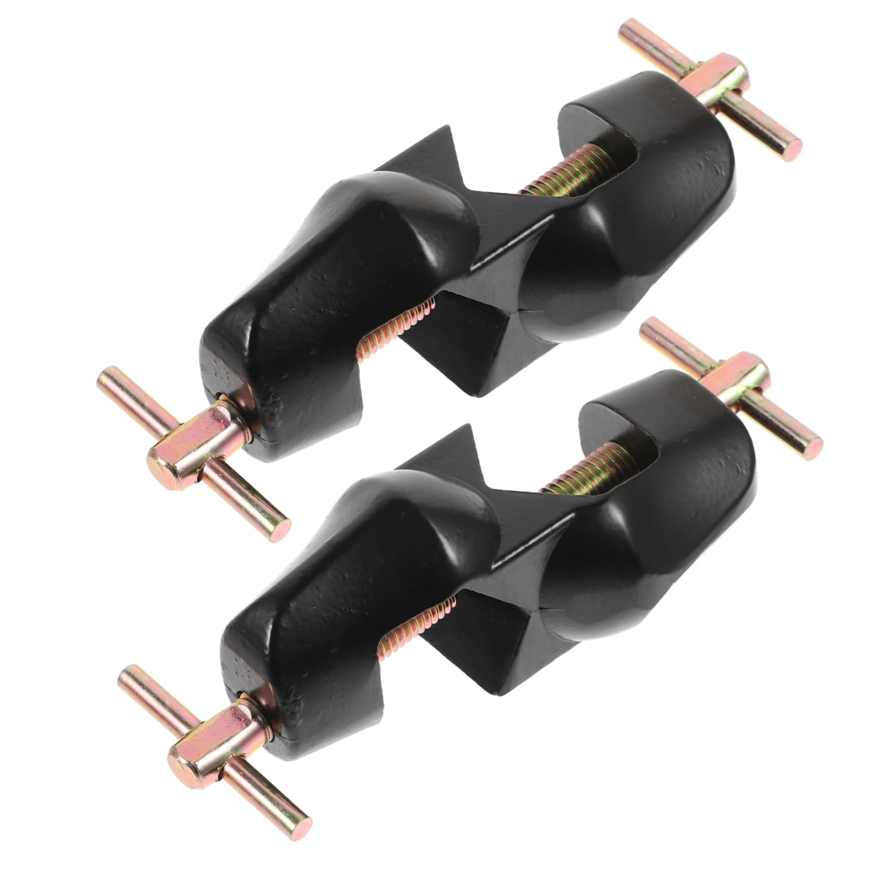 KICHOUSE 4sets Head Clamp Holder Lab Stand Clamp Set Cross Clip for Laboratory 2pcs*4