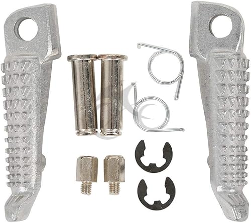 TCT-MOTORPARTS Reposapiés delantero Estriberas para Kawasaki Ninja ZX6R ZX10R 650R Z750 Z1000 EX650 US