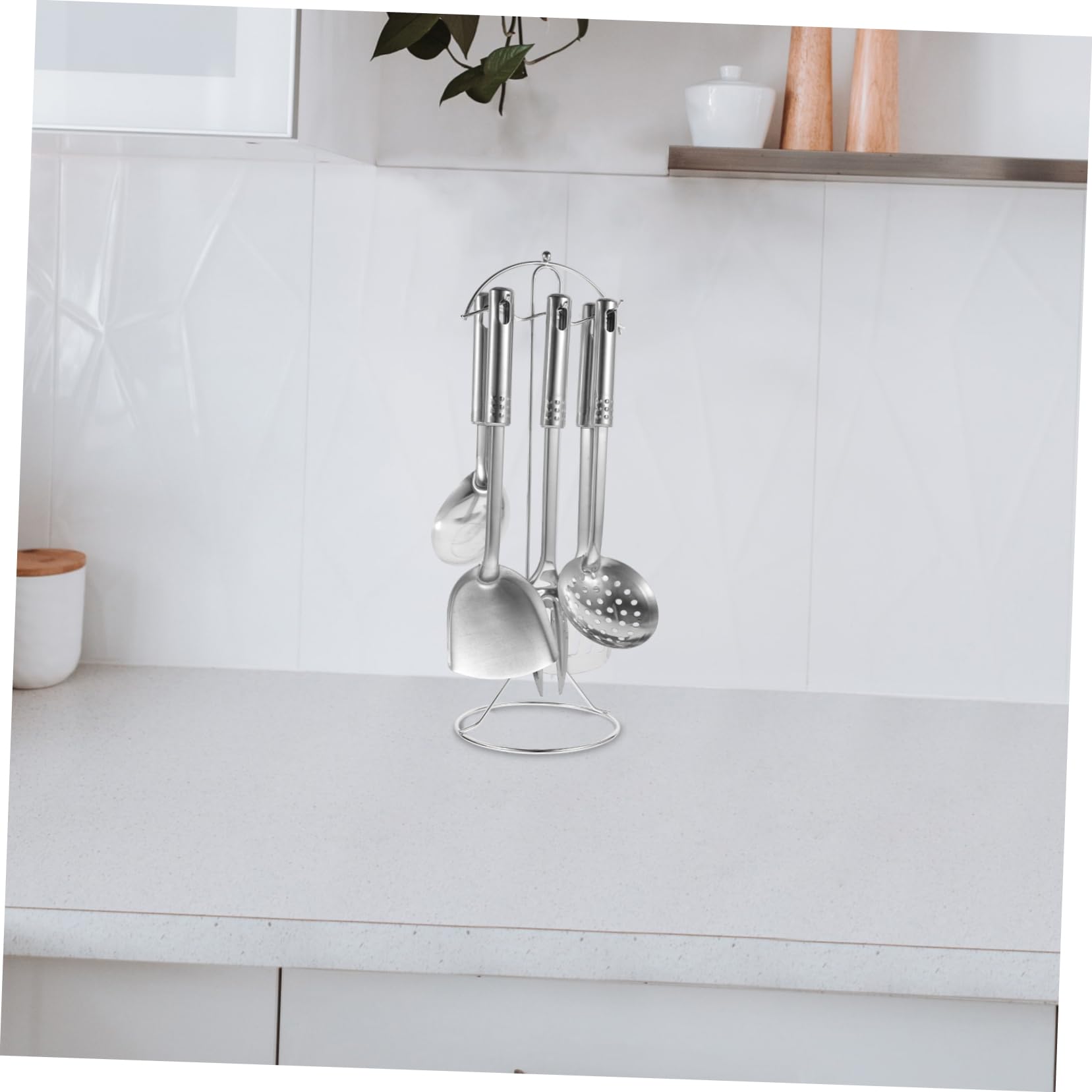 Set Utensili Cucina Completo 7 Pezzi in Acciaio Inossidabile