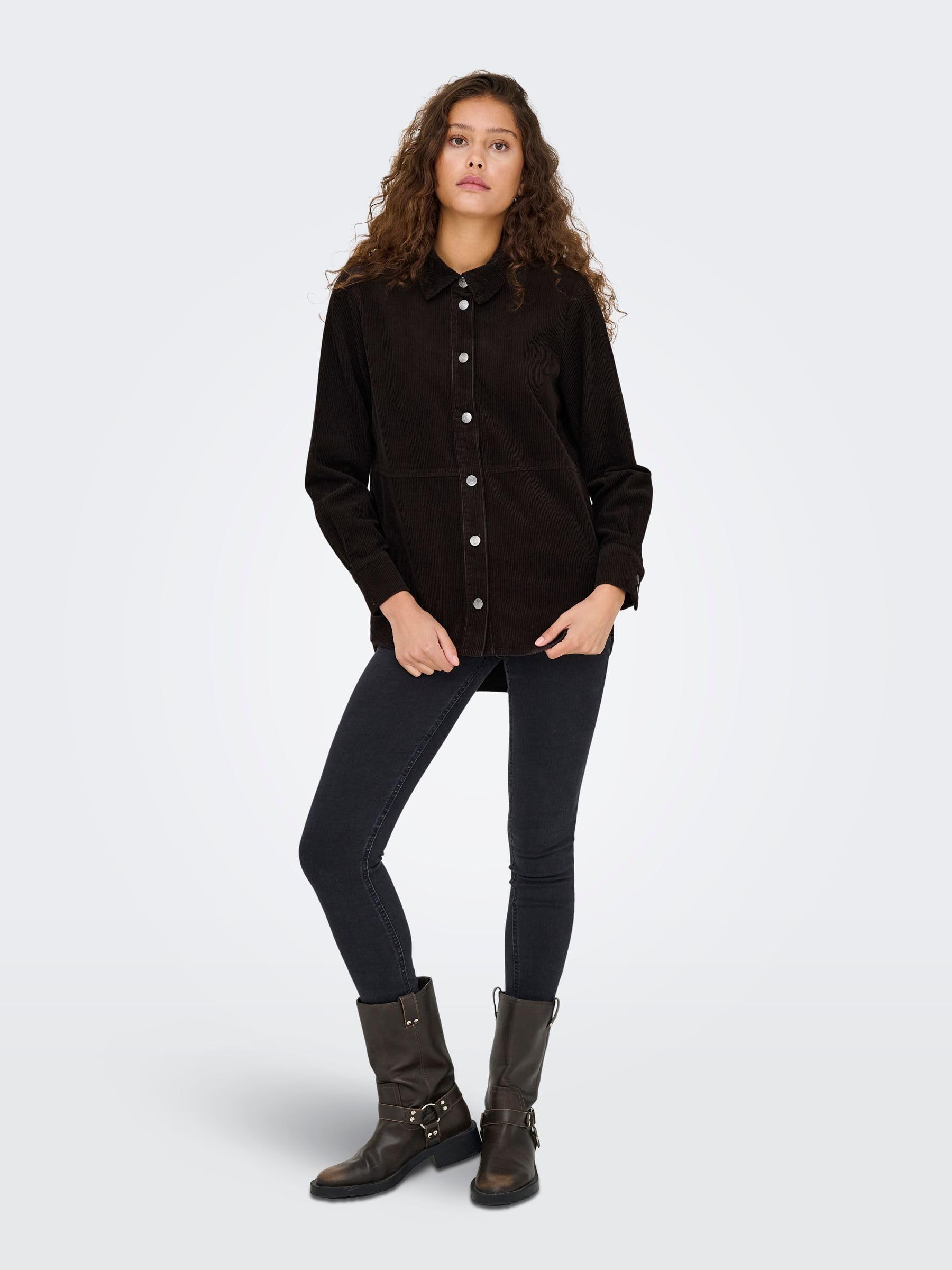 JDY Damen Jdyshiraz L/S Long Shirt PNT Dia Jdyshiraz L/S Long Shirt PNT Dia (1er Pack)