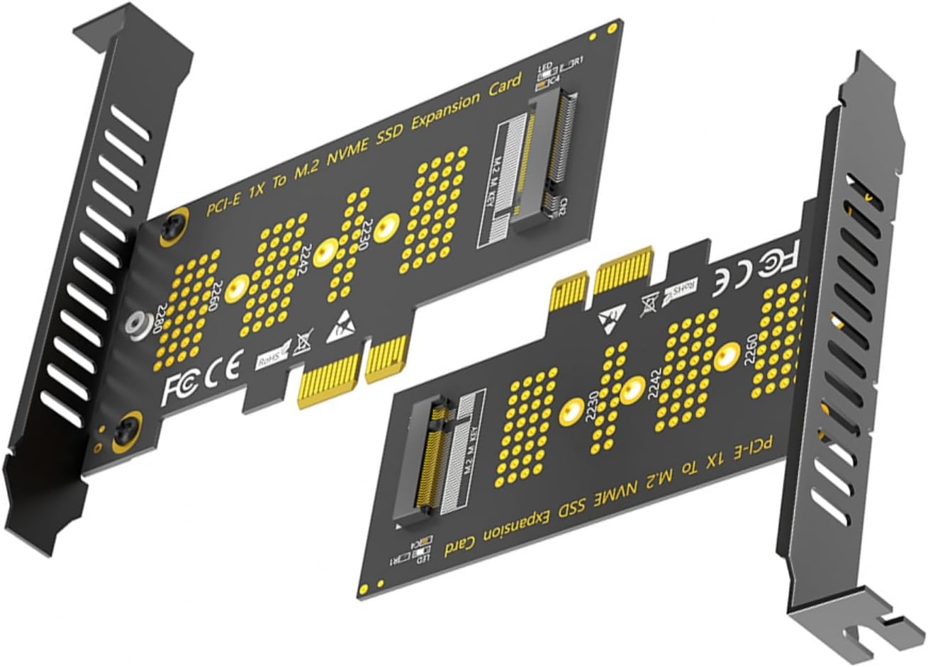 Adaptador PCI-e 1X 4X para M.2 NVMe SSD: Review após 7 dias de uso