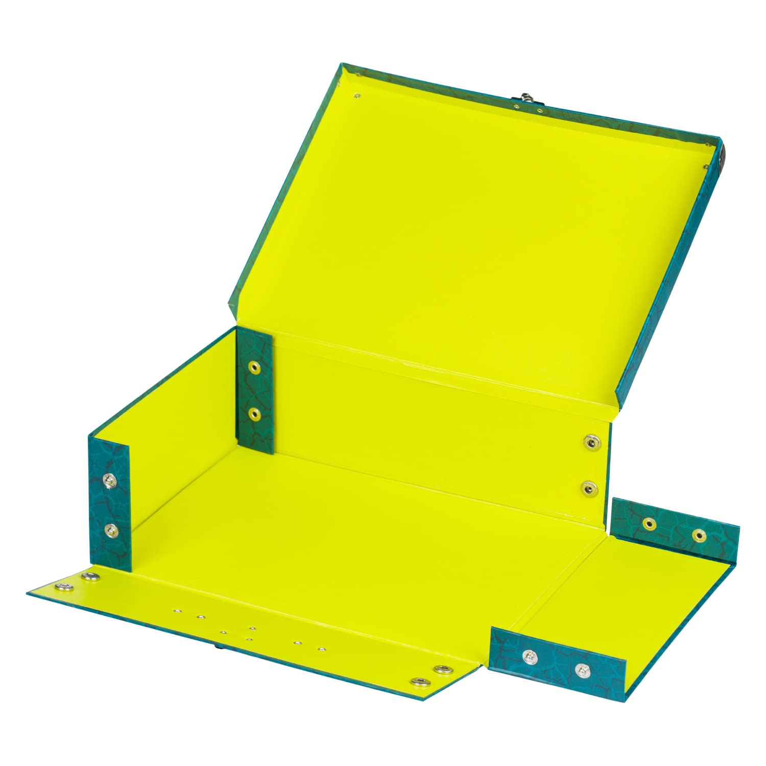 Baagl Valise pour enfants pour jouets et fournitures scolaires - Mallette en carton - Mallette à jouets - Mallette de jeu pliable pour enfants - Valise pliante avec poignée en, arc-en-couleur, 26 Baagl Valise pour enfants pour jouets et fournitures scolaires - Mallette en carton - Mallette à jouets - Mallette de jeu pliable pour enfants - Valise pliante avec poignée en, arc-en-couleur, 26