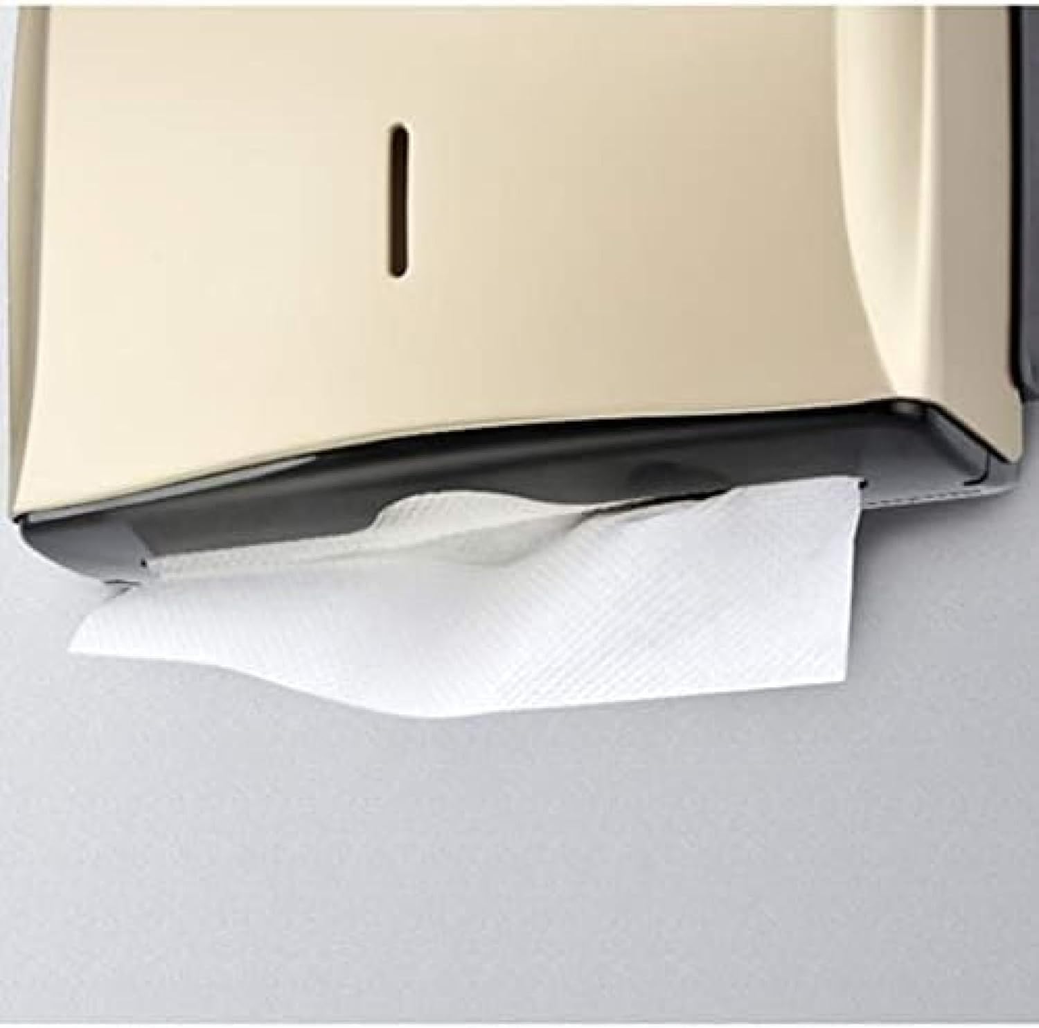Papierhandtuchspender, Wandhalterung, C-Falz und Multifold-Halter für Bad und Küche, kommerzielle Nutzung, Gold-Finish, einfach zu installieren