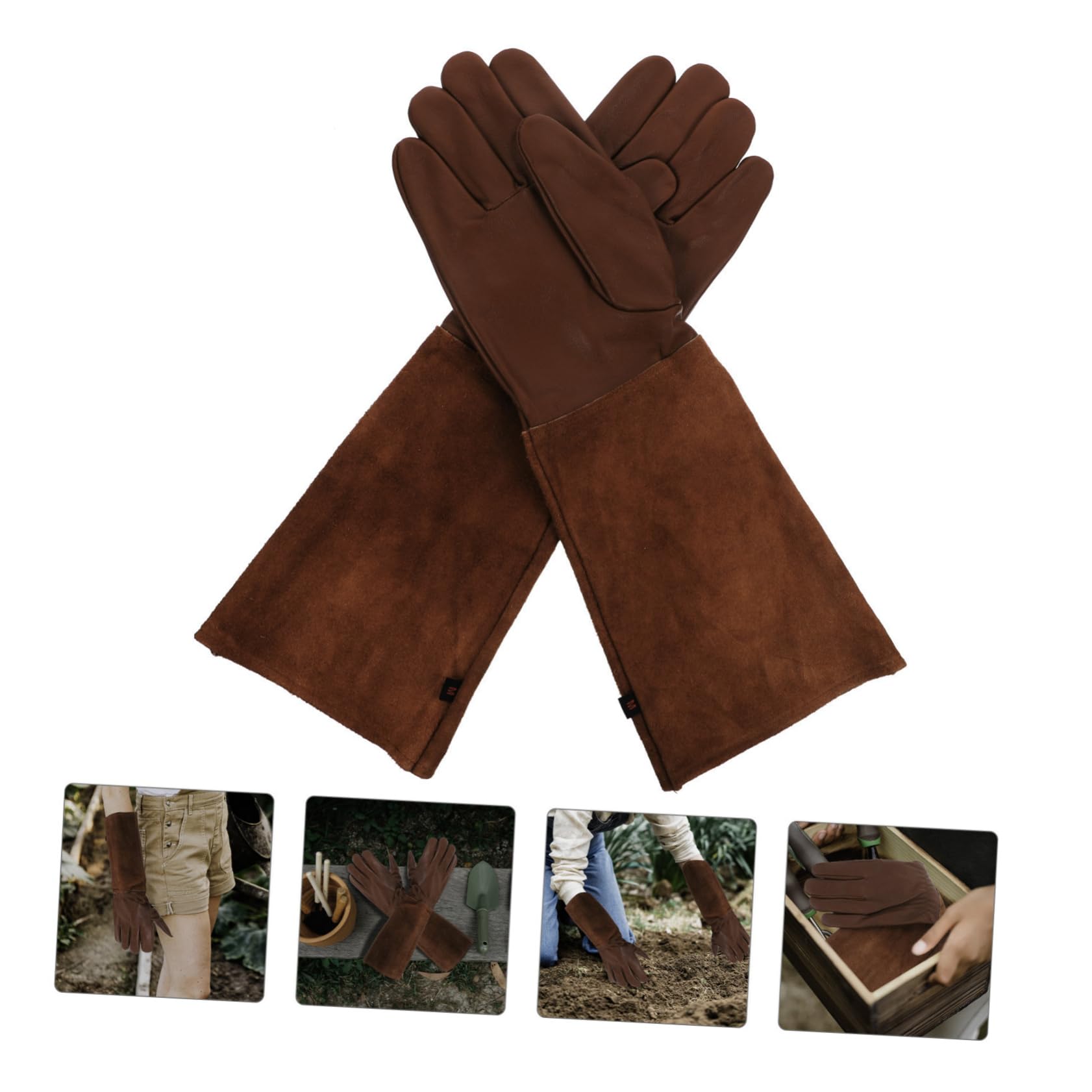 1par Guantes De Jardinería De Protección Completa Para Plantar y Cuidar Resistentes Pinchazos y Desgarros Uso Jardines y Huertos Talla