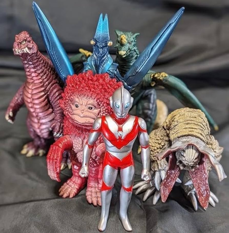 ウルトラマンパワード＆登場怪獣・宇宙人（バンダイ）ソフビフィギュア