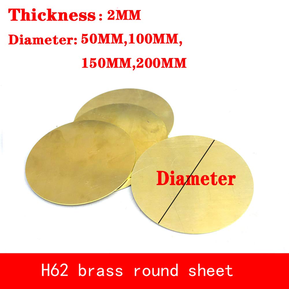 NEZIH 2 Mm Dicke, H62 Messingblech Runder Platte/1Pc/200Mm In Diameter