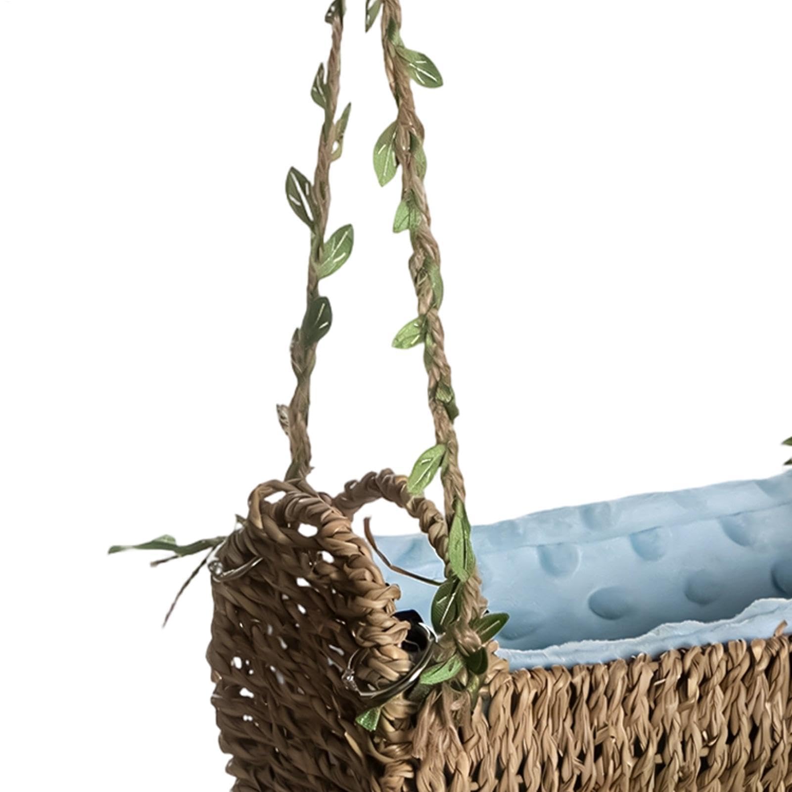 Générique Hamac pour Hamster | Anti-Rongeur, Aéré et Suspendu pour Enrichissement,Balancelle pour Hamster avec Tapis Amovible | pour Cochon d'Inde, Lapin Nain, Chinchilla, Gerbille