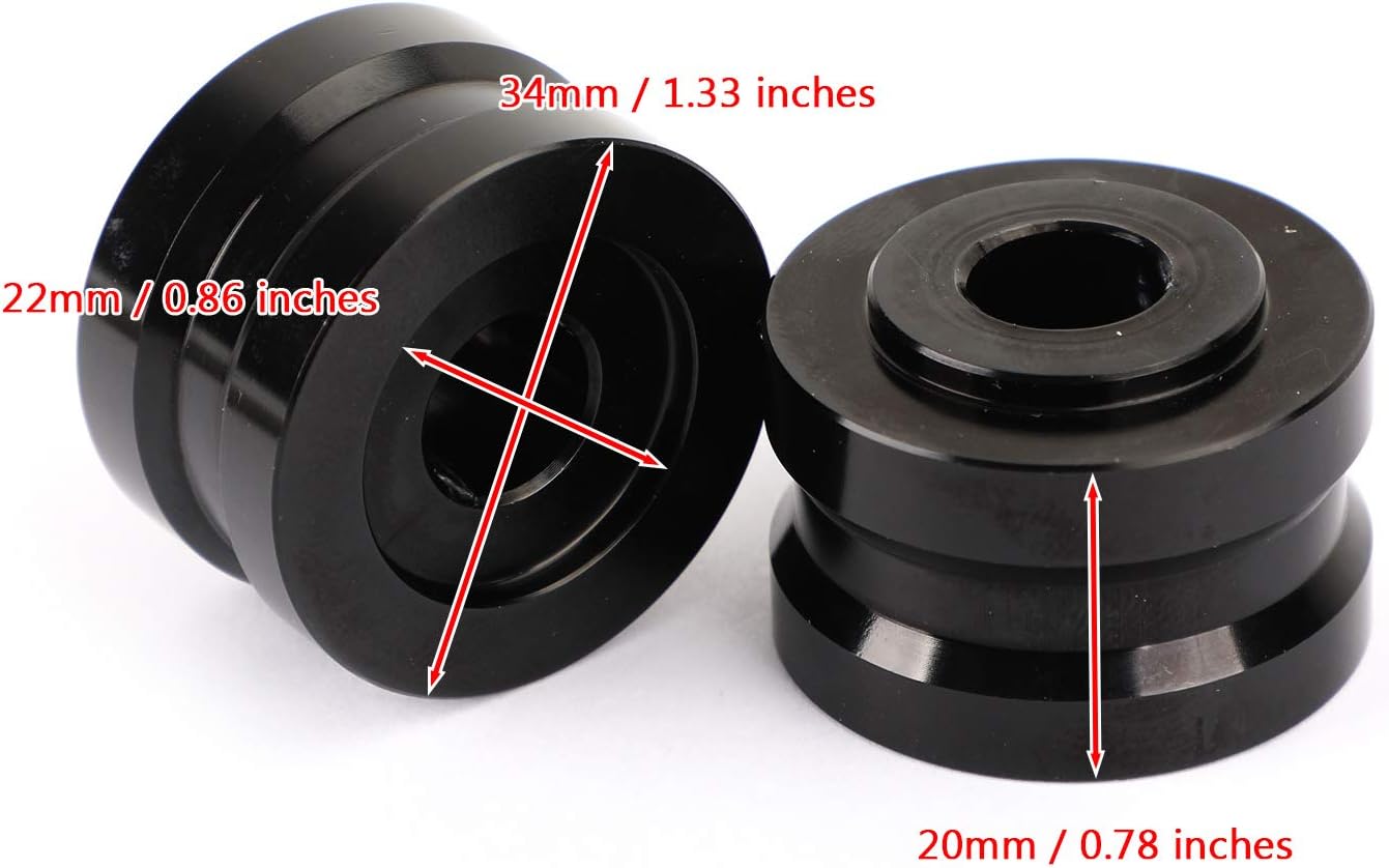 Areyourshop Motorcycle Handlebar Risers, HANDLEBAR Bar Risers 20mm Rise fits for Suzuki V-Strom DL1050 2019-2020, V-Strom DL1050XT 2019-2020