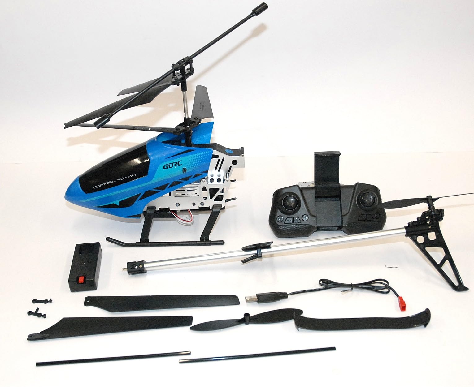 Elicottero RC GI RC 4D.M4 con Telecamera WiFi FPV e Giroscopio 2.4GHz Blu – Elicottero Radiocomandato RTF