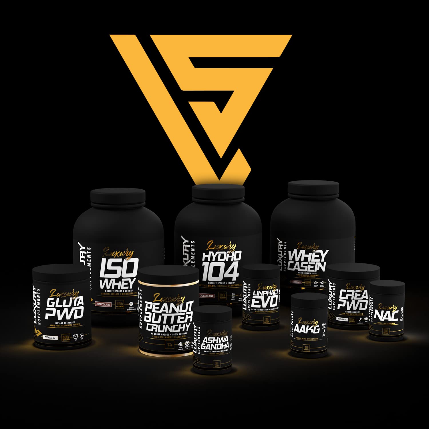Caseine Michellari Proteine whey Lusury Supplements ● Casein Blend Cioccolato 900g a rilascio modulato con VB 104 ● Recupero muscolare e Massa Muscolare ● Contrasta il catabolismo proteico