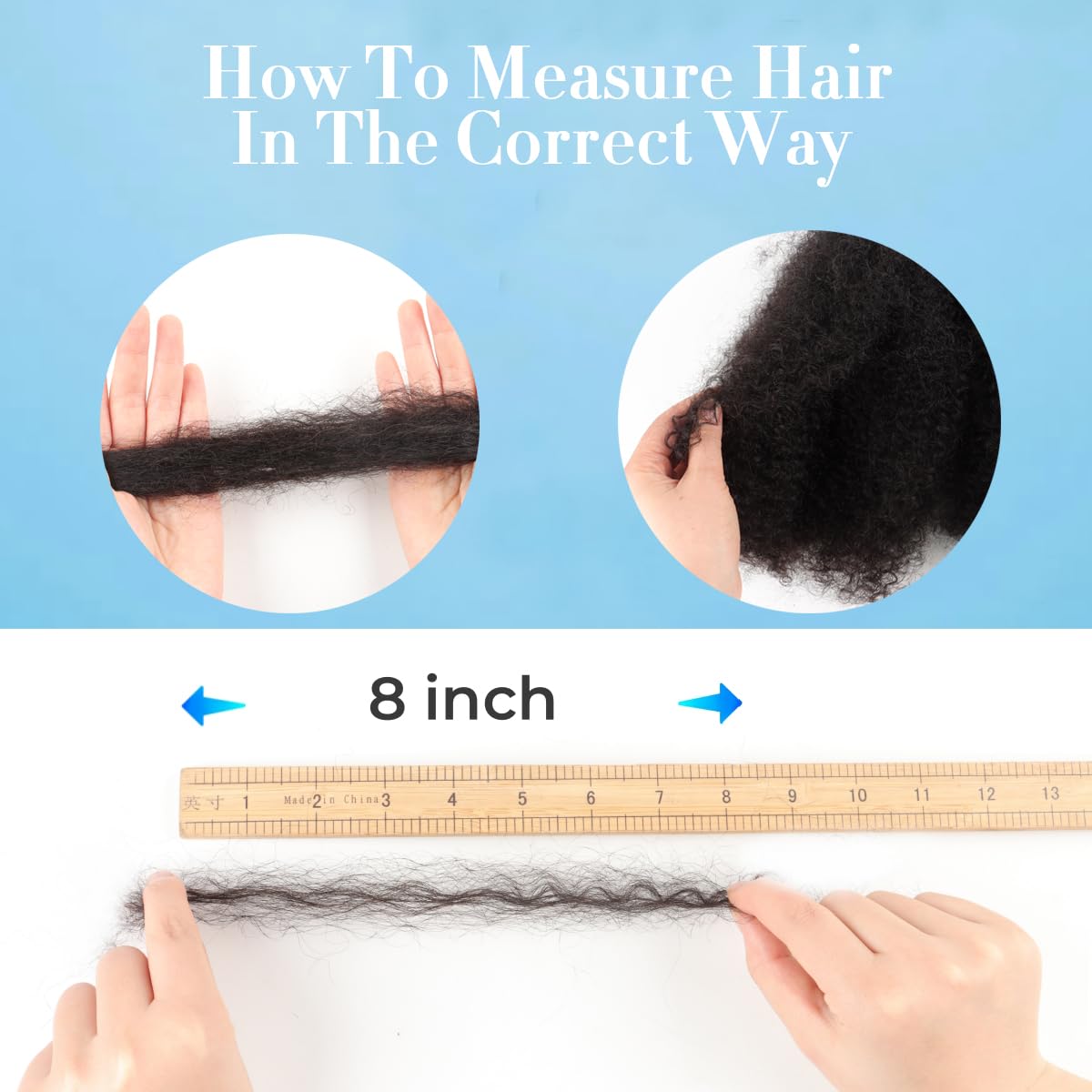 8 Inch 4 Packs 120g Afro Kinkys Bulk Human Hair For Dreadlock Extensions Create Repair Braid Micro Twist Afro Kinky Curly Human Hair Bundles Bulks Locs Extensions 1B Natural Black Soft Bouncy Fluffy